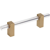 Jeffrey Alexander 578-96SBZ satin bronze cabinet drawer pull