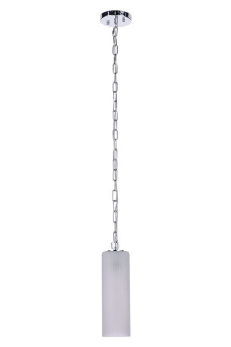 Craftmade 57991-CH Myos mini pendant in polished brass, additional view