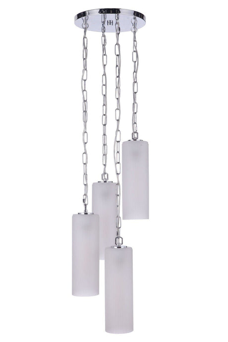 Craftmade 57994-CH Myos pendant in polished brass, additional view