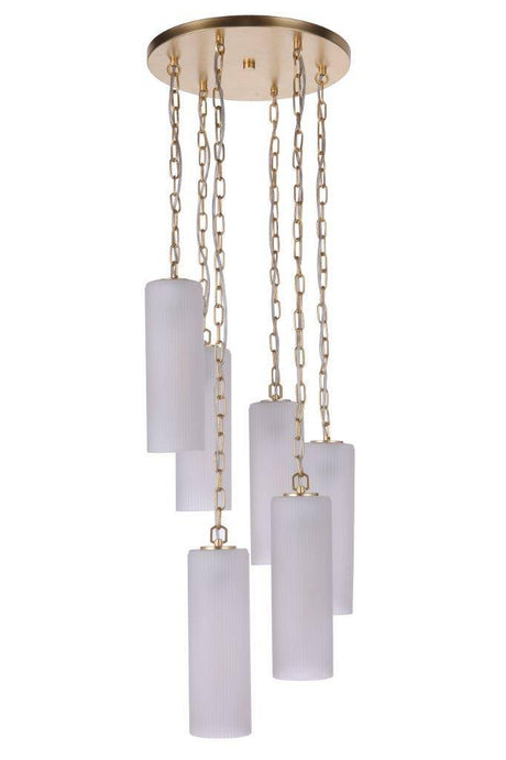 Craftmade 57996-SNG Myos 6 Light Pendant Sunset Gold