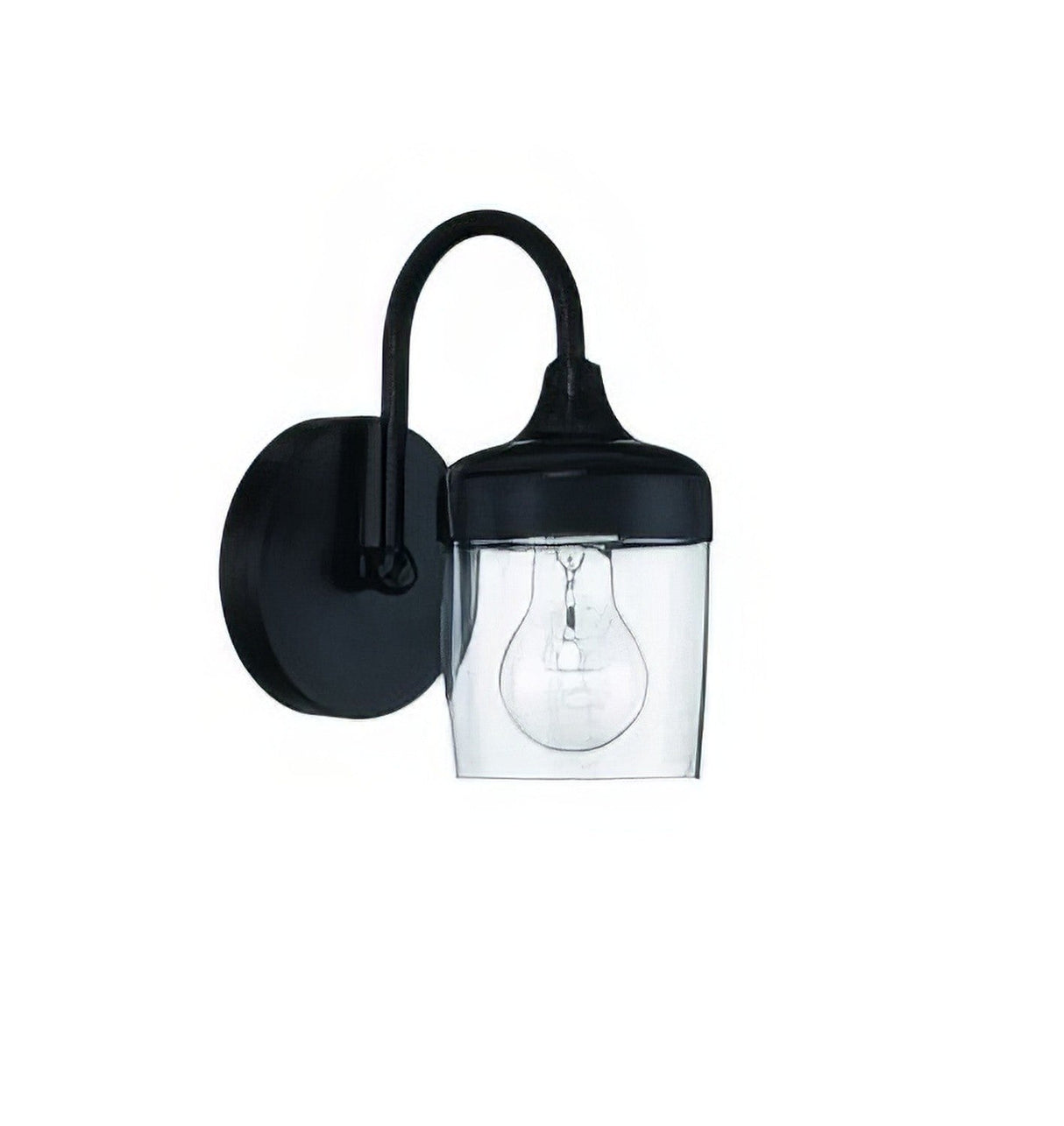 Craftmade 58101-FB flat black wall sconce