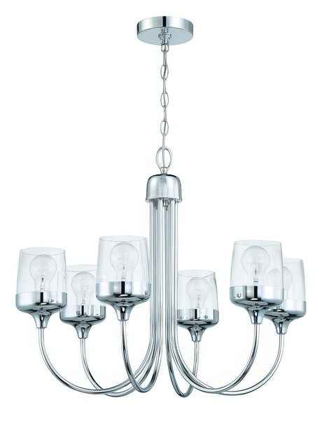 Craftmade 58126-CH chrome chandelier