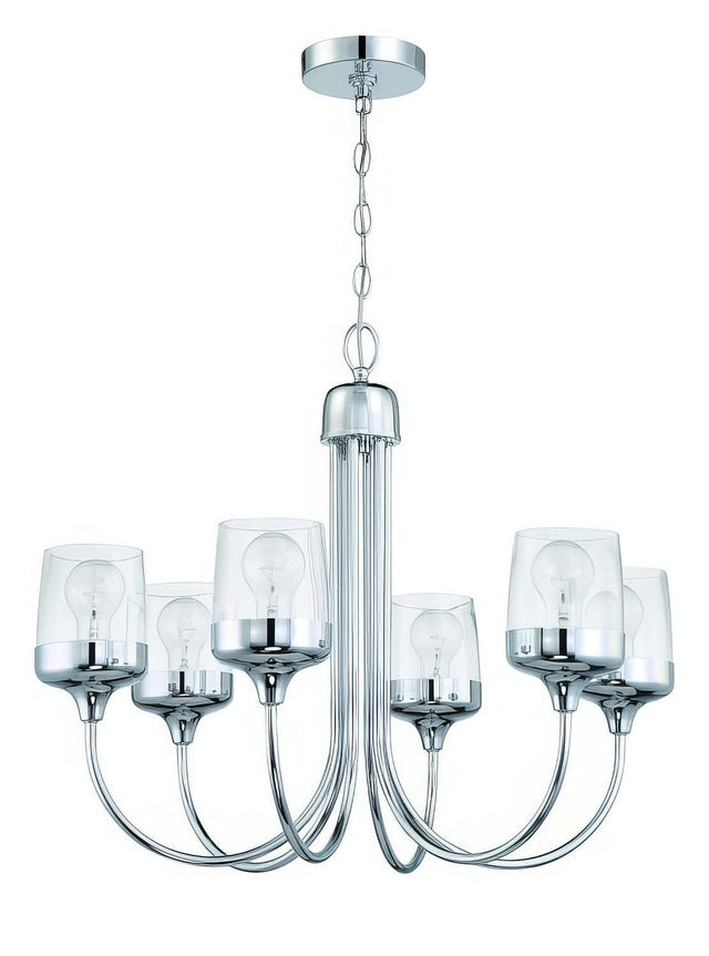 Craftmade 58126-CH chrome chandelier