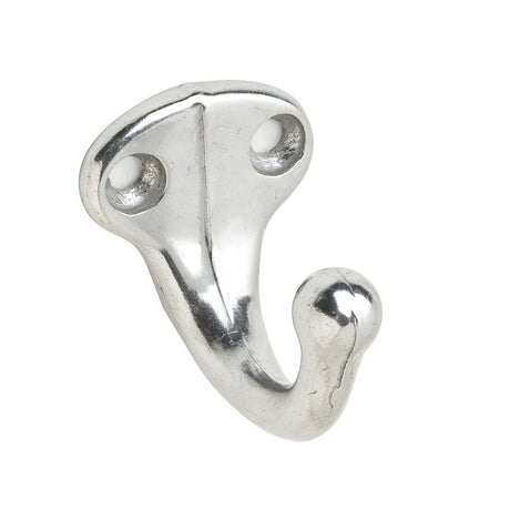 Ives 581A92 aluminum single wardrobe hook