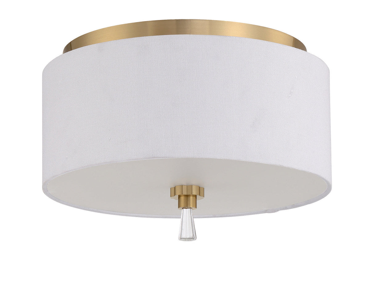 Craftmade 58282-SB satin brass flushmount
