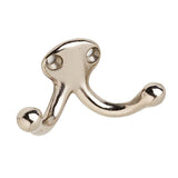 Ives 582A14 double wardrobe hook in satin stainless, additional view