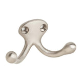Ives 582B15 satin nickel double wardrobe hook