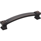 Jeffrey Alexander 585-128DBAC brushed oil rubbed bronze cabinet drawer pull