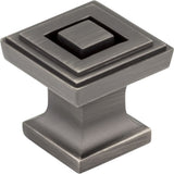 Jeffrey Alexander 585BNBDL brushed pewter cabinet knob
