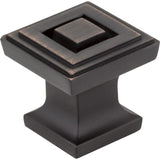 Jeffrey Alexander 585DBAC brushed oil rubbed bronze cabinet knob