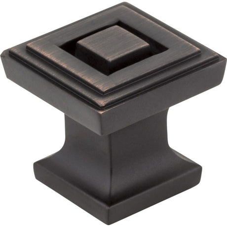 Jeffrey Alexander 585DBAC brushed oil rubbed bronze cabinet knob