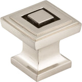 Jeffrey Alexander 585SN satin nickel cabinet knob