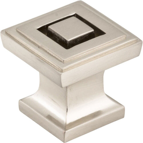 Jeffrey Alexander 585SN satin nickel cabinet knob