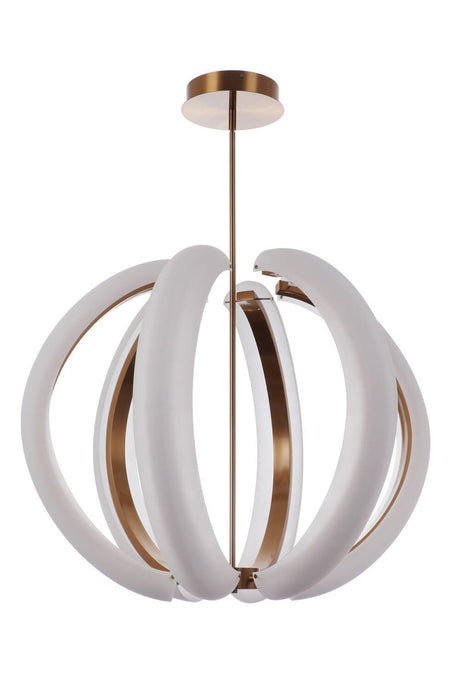 Craftmade 58891-SB-LED-LED Unwind Large LED Pendant Satin Brass