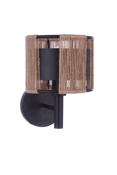Craftmade 59061-FB flat black wall sconce