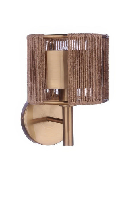 Craftmade 59061-SB satin brass wall sconce