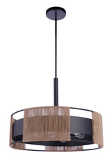 Craftmade 59096-FB flat black pendant