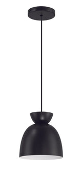 Craftmade 59191-FB flat black mini pendant