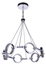 Craftmade 59326-CH-LED chrome chandelier