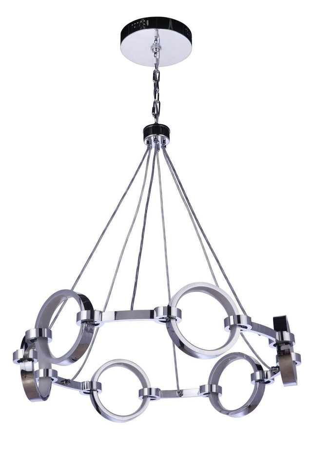 Craftmade 59326-CH-LED chrome chandelier