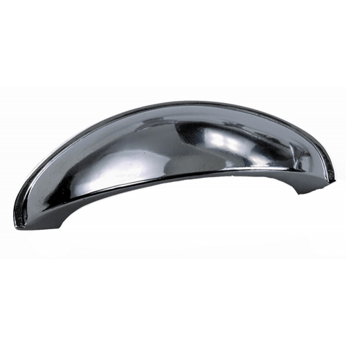 Laurey 59340 593 Geo 2.51" Zinc Cup Pull Flat Pewter