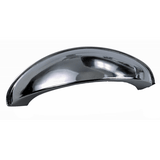 Laurey 59340 593 Geo 2.51" Zinc Cup Pull Flat Pewter