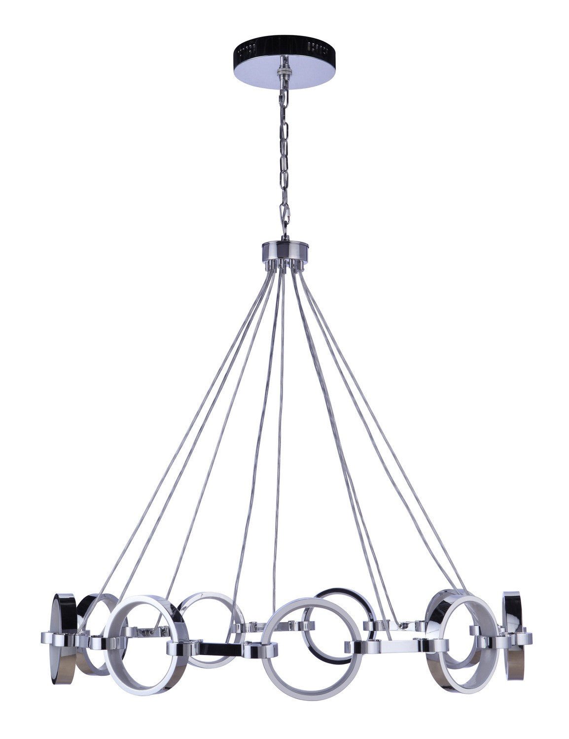 Craftmade 59329-CH-LED chrome chandelier