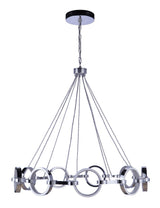 Craftmade 59329-CH-LED chrome chandelier