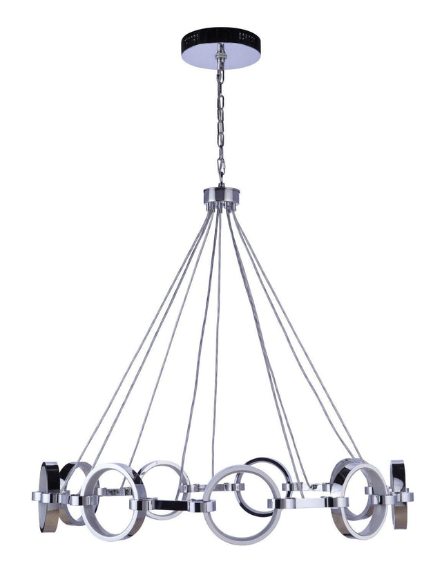 Craftmade 59329-CH-LED chrome chandelier