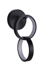 Craftmade 59362-FB-LED flat black wall sconce