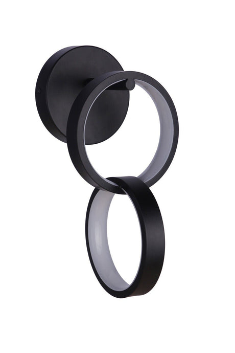 Craftmade 59362-FB-LED flat black wall sconce