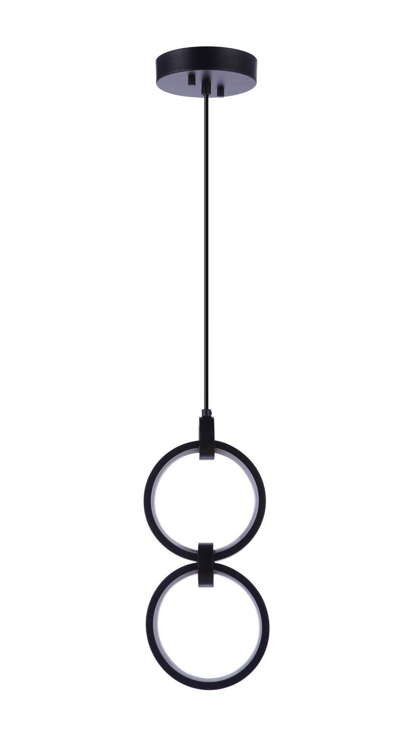 Craftmade 59392-FB-LED flat black pendant