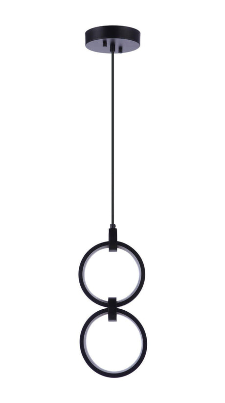 Craftmade 59392-FB-LED flat black pendant