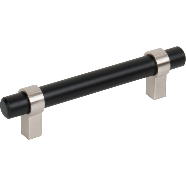 Jeffrey Alexander 596MBSN matte black w/satin nickel pulls