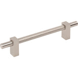 Jeffrey Alexander 598-128SN satin nickel cabinet drawer pull