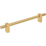 Jeffrey Alexander 598-160BG brushed gold cabinet drawer pull
