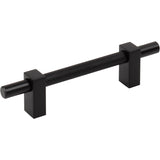 Jeffrey Alexander 598-96MB matte black cabinet drawer pull