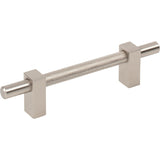 Jeffrey Alexander 598-96SN satin nickel cabinet drawer pull