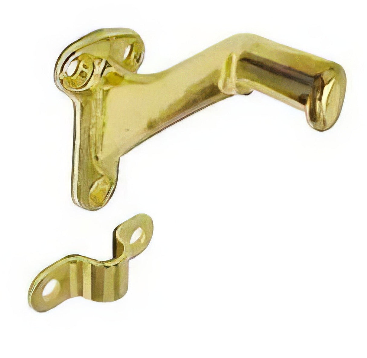 Ives 59A3 polished brass handrail bracket