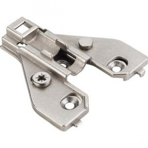 Hardware Resources 600.3553.65 polished nickel cam adjustable plate for cabinet hinge