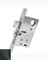 Baldwin 6001190RRLS satin black mortise lock