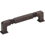 Jeffrey Alexander 602-128DMAC distressed oil rubbed bronze cabinet drawer pull
