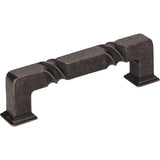 Jeffrey Alexander 602-96DMAC distressed oil rubbed bronze cabinet drawer pull