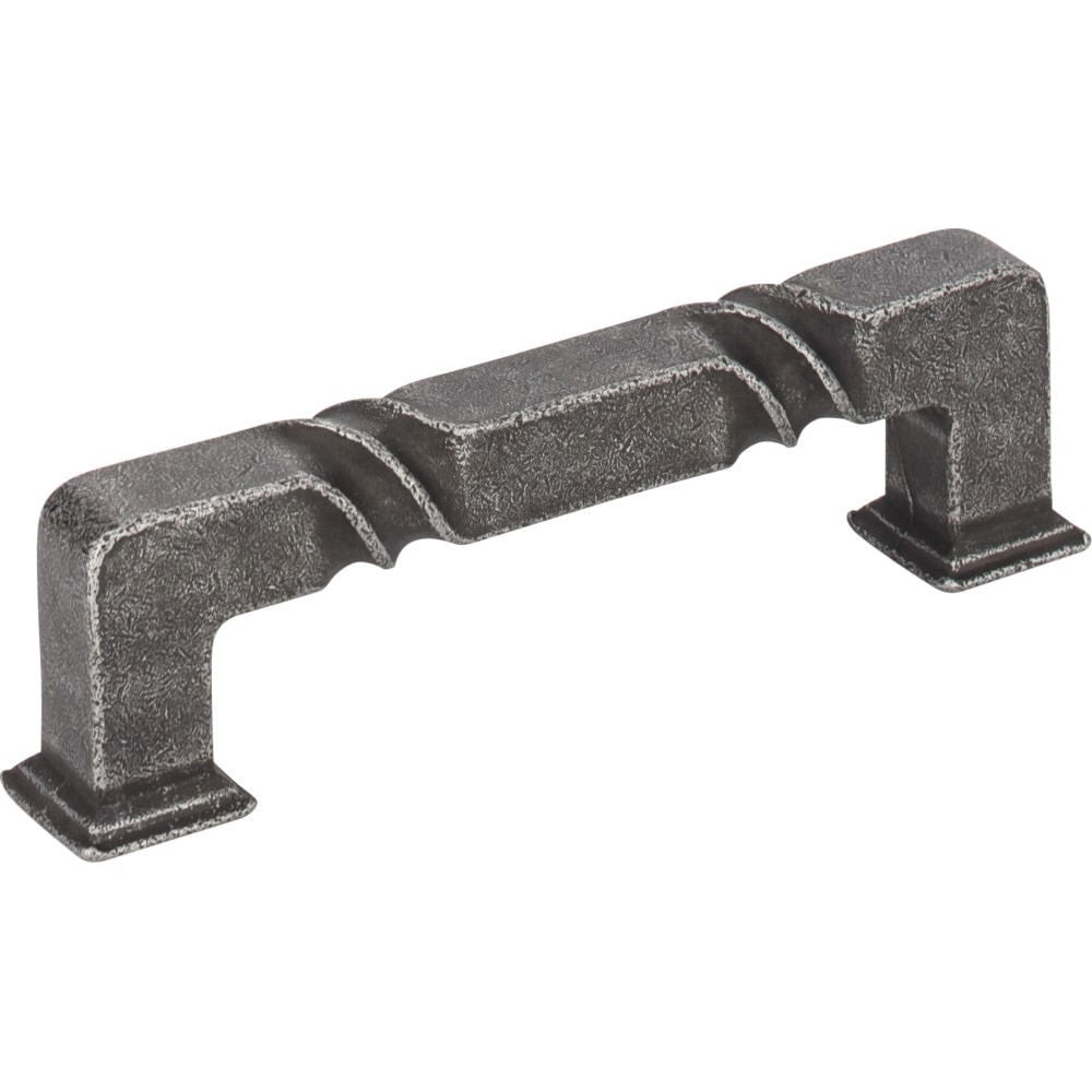 Jeffrey Alexander 602-96SIM distressed antique silver cabinet drawer pull