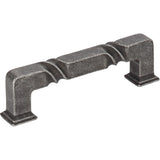 Jeffrey Alexander 602-96SIM distressed antique silver cabinet drawer pull
