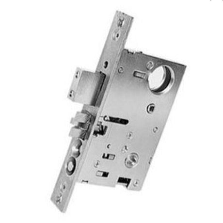 Baldwin mortise lock in polished brass, additional view