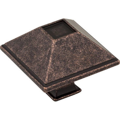 Jeffrey Alexander 602DMAC distressed oil rubbed bronze cabinet knob