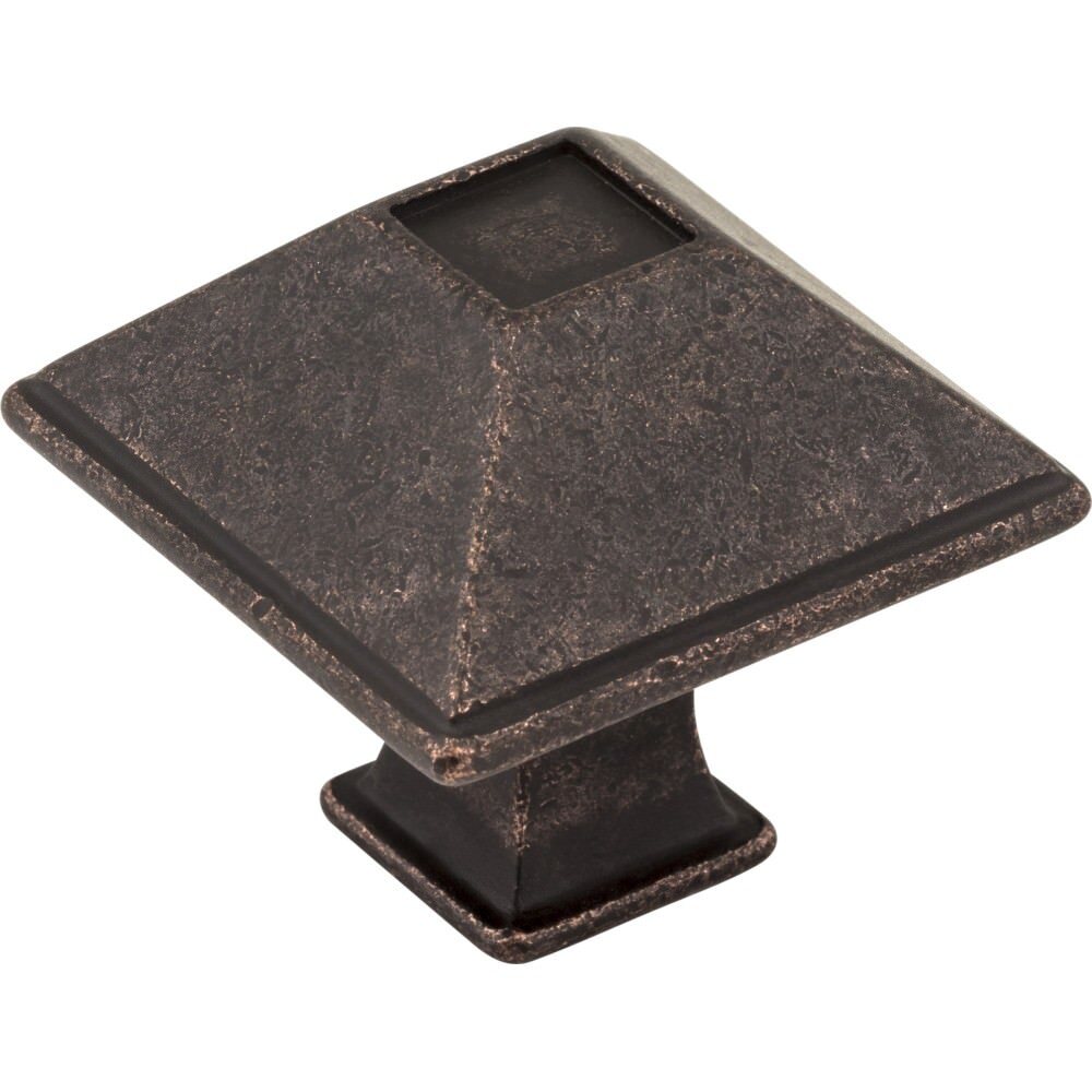 Jeffrey Alexander 602S-DMAC distressed oil rubbed bronze cabinet knob