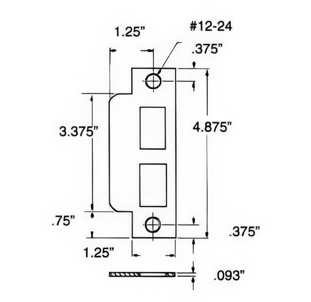 Baldwin 6043003L lifetime polished brass deadbolt, latchbolt