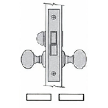 Baldwin 6055003LRLS lifetime polished brass mortise lock